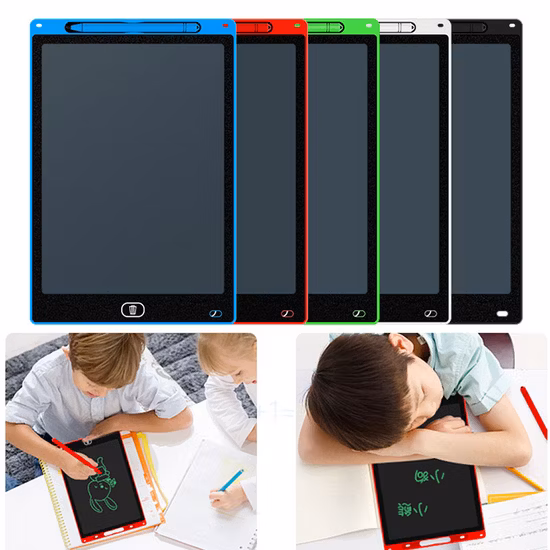 ODM OEM 9,5 pouces boîte à crayons conception planche à dessin électronique dessin animé LCD tablette d'écriture écriture Padlcd planche à écrire pour enfants cadeau