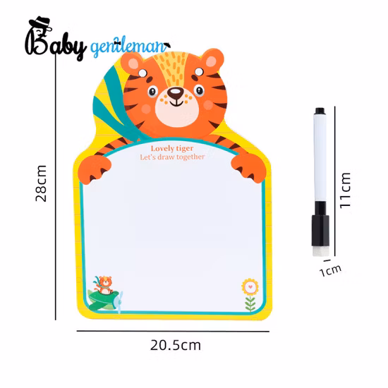 Planche à dessin ours effaçable en bois pour enfants, nouveau Design, Z12190b